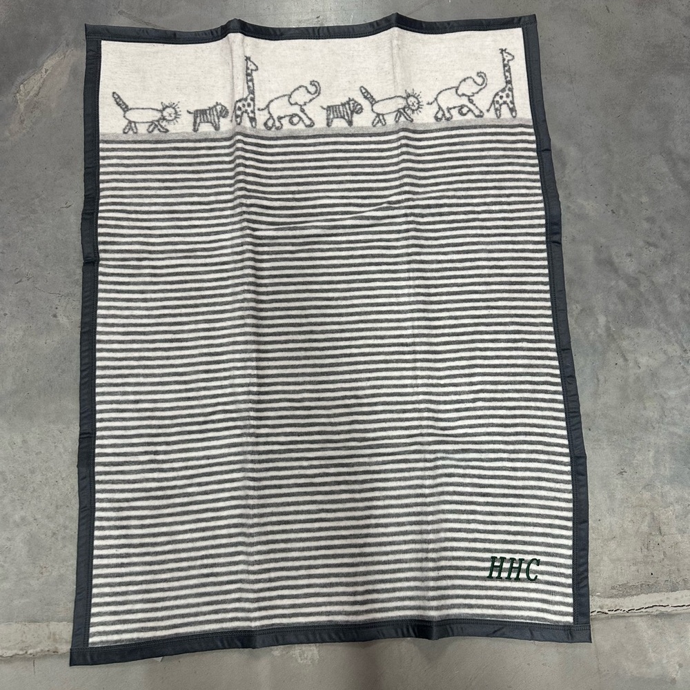 ChappyWrap 30x40 baby blanket HHC monogram